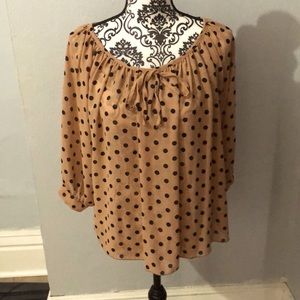 Polka dot blouse 👚